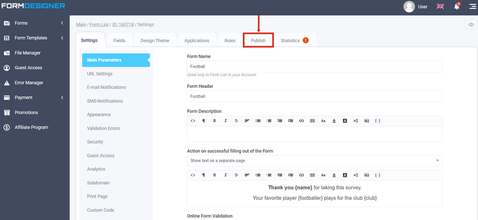 Wordpress embed code 1