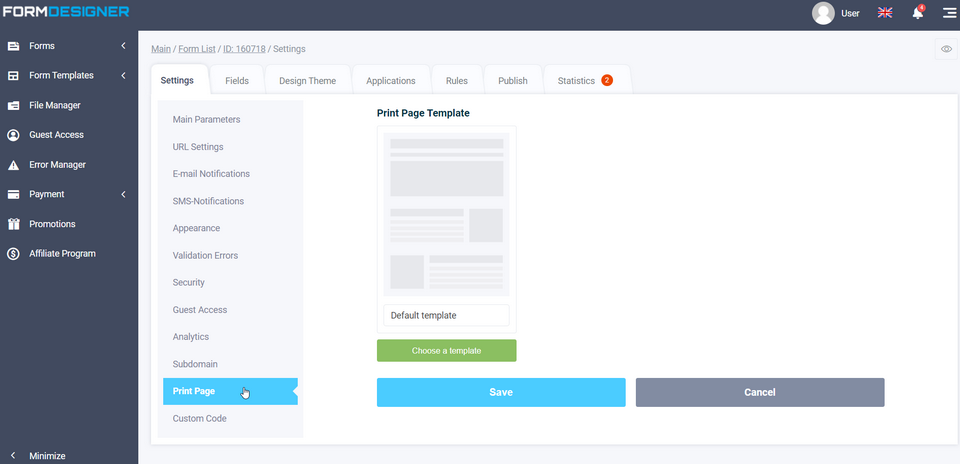 Print page template 1