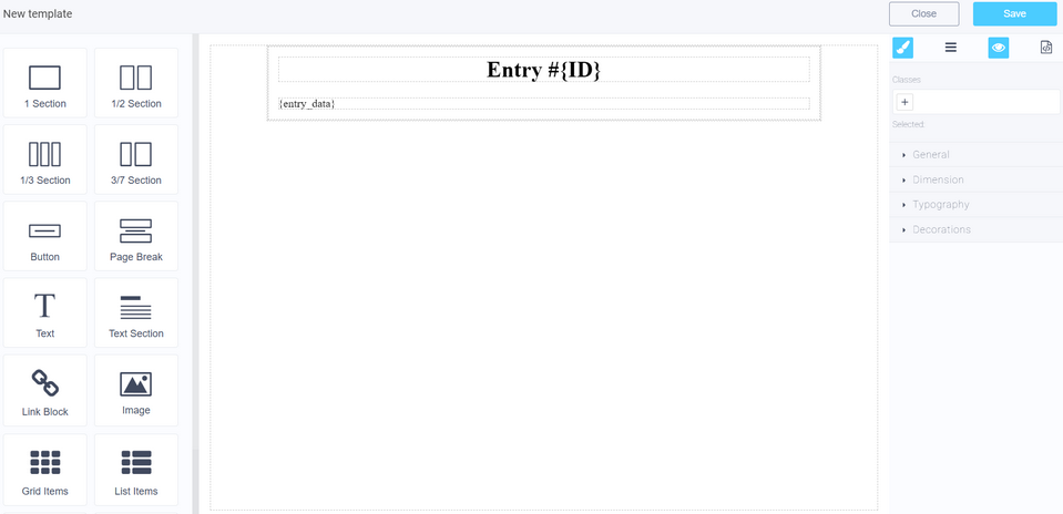 Print page template 5