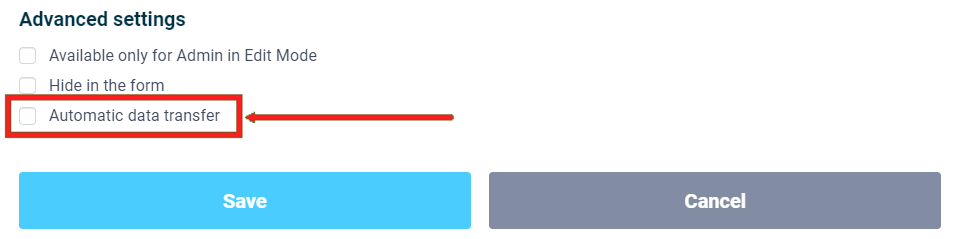 Automatic data transfer to the form from URLs and cookies