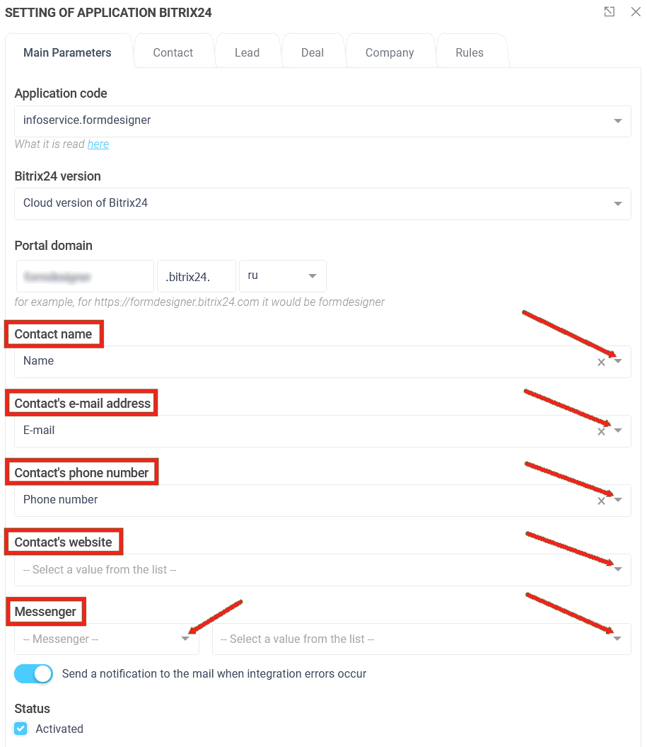 Bitrix24 integration module 11