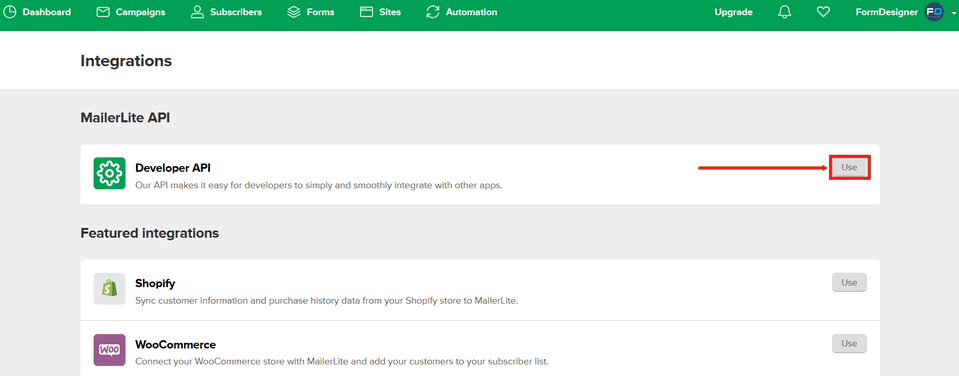 MailerLite 6 integration module