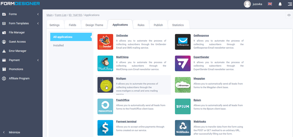 Mailigen 2 integration module