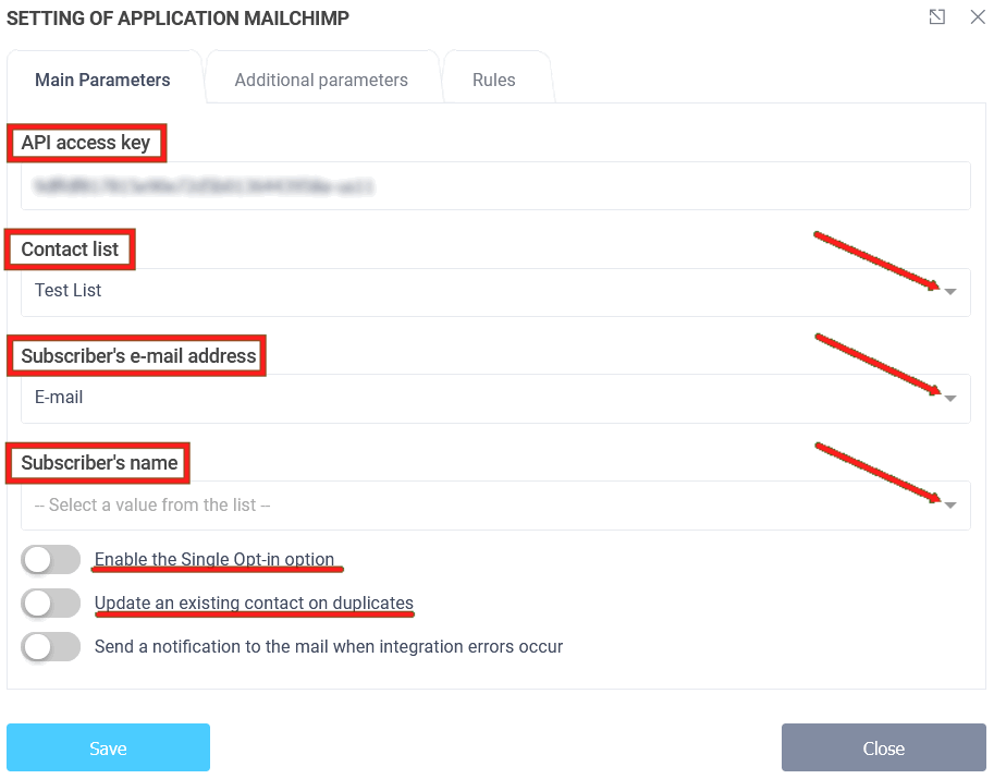 MailChimp 8 Integration Module