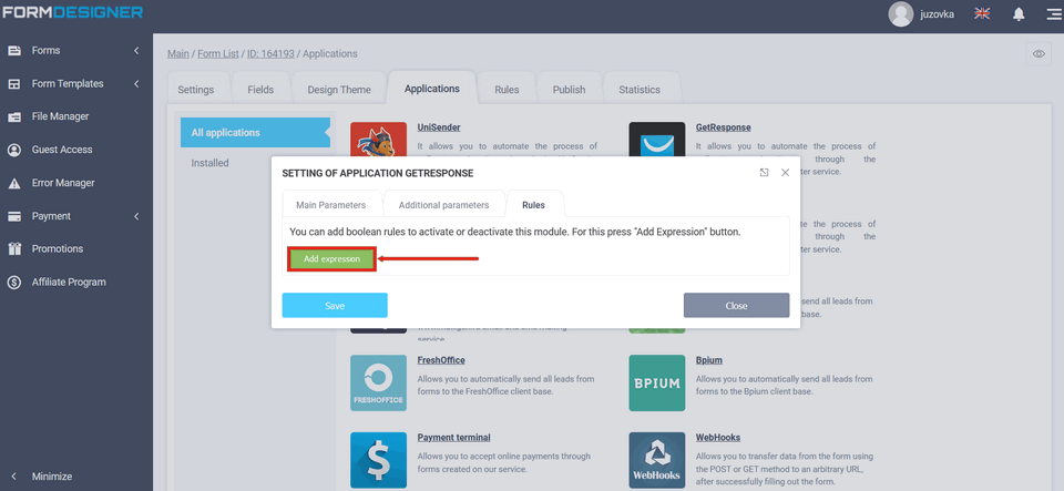 GetResponse 11 integration modules