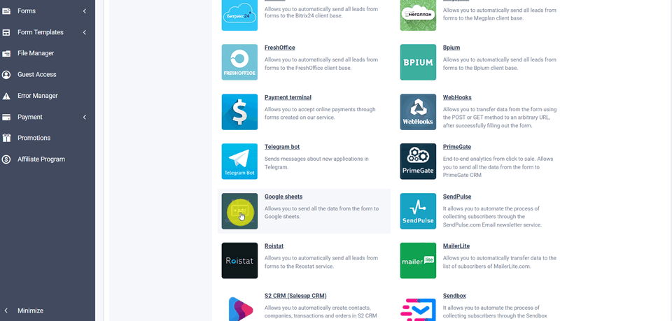 Google tables integration module 2