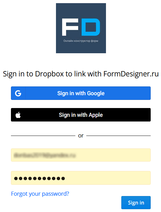 Dropbox 4 integration module