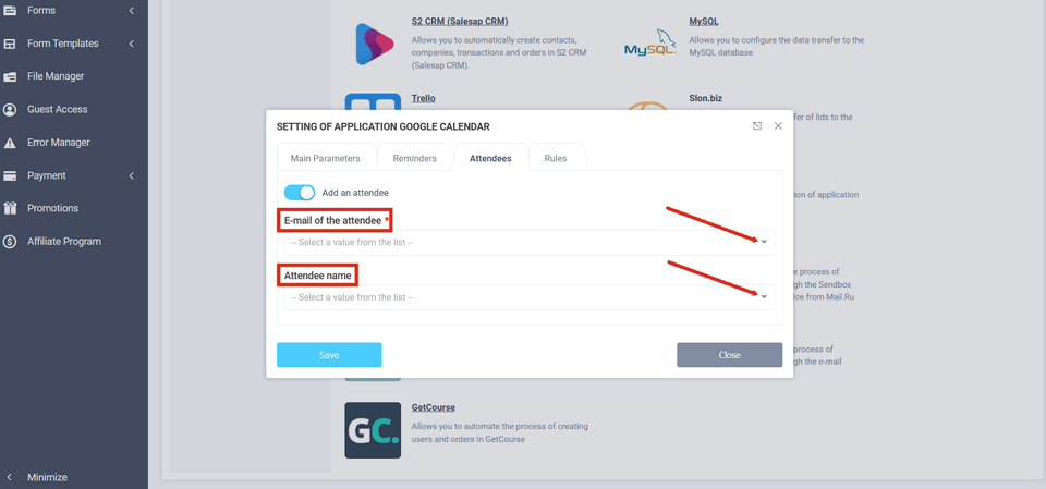 Google Calendar 10 integration module