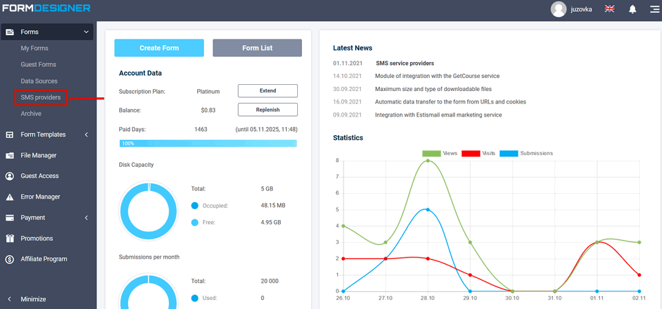 SMS service providers 1