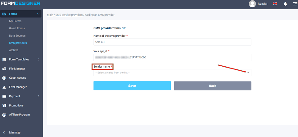 SMS service providers 5