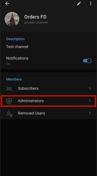 Telegram bot integration module 7