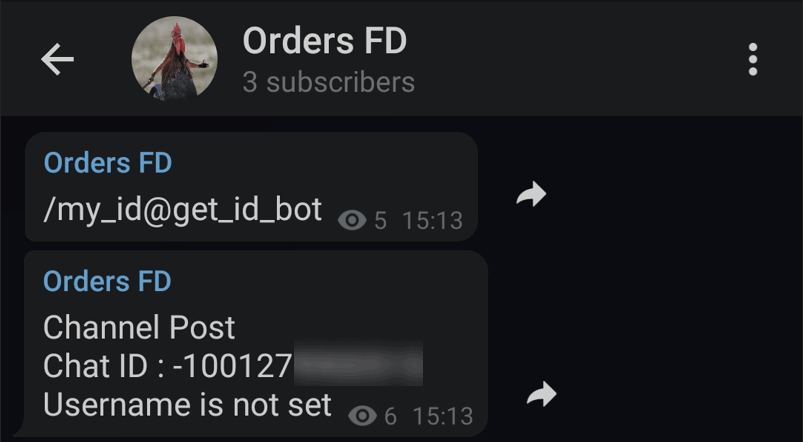 Telegram bot integration module 12