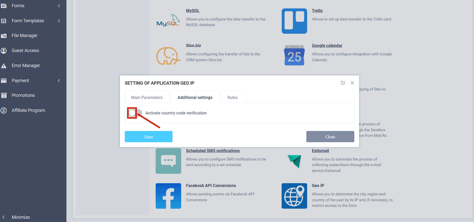 Geo IP integration module 3