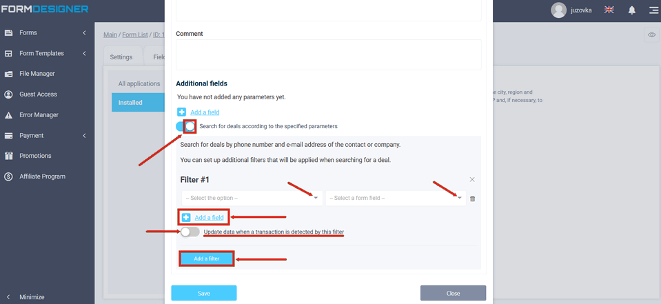 Megaplan 12 integration module