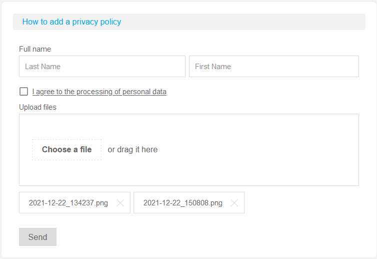 Drag&Drop file upload 3