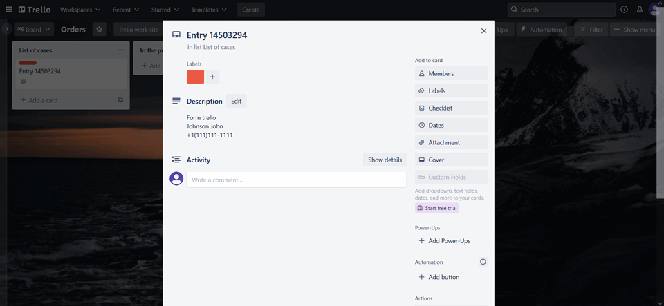 Setting up the Trello module